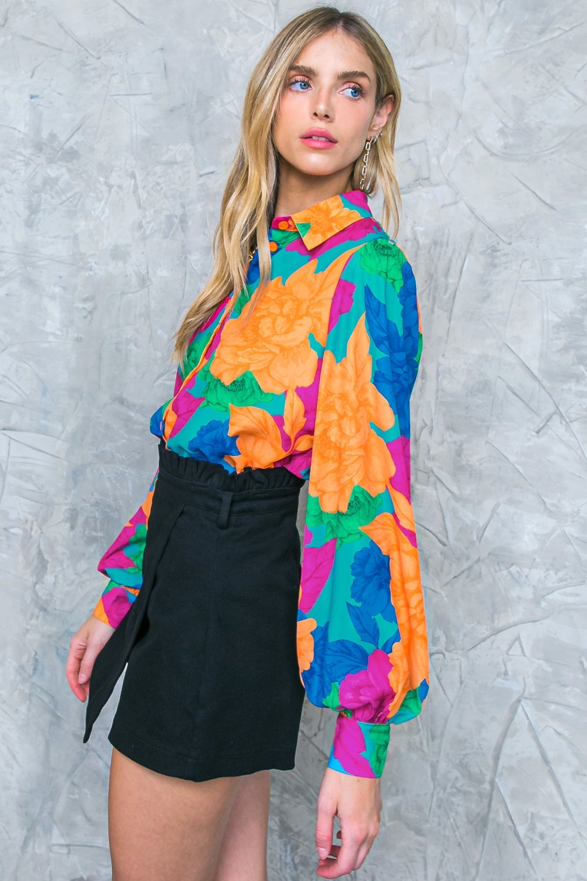 SOUL ON FIRE WOVEN TOP Flying Tomato